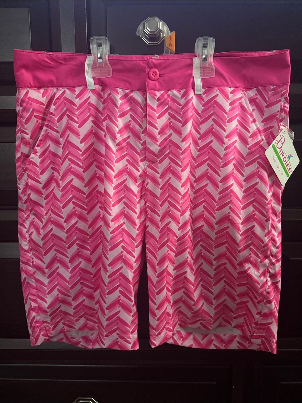 NWT Birdies and Bows Golf Shorts